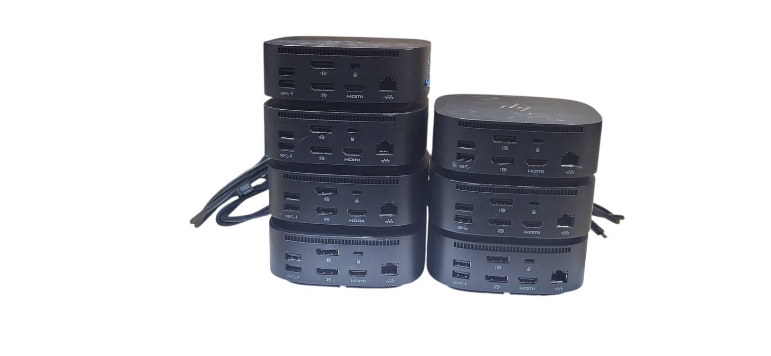 Lot of 7x HP HSN-IX02 G5 USB-C Docking Station | Power Tested