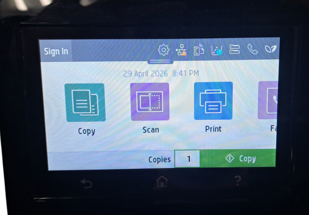 HP LaserJet Pro MFP M479fdw Printer - READ