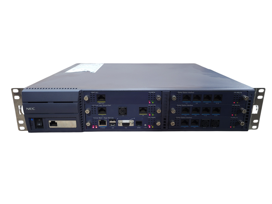 NEC SV8100/SV8300 CHS2U-US w/ 2x CD-16DLCA, CD-8DLCA, CD-PRTA, CD-4COTB, CD-VM00