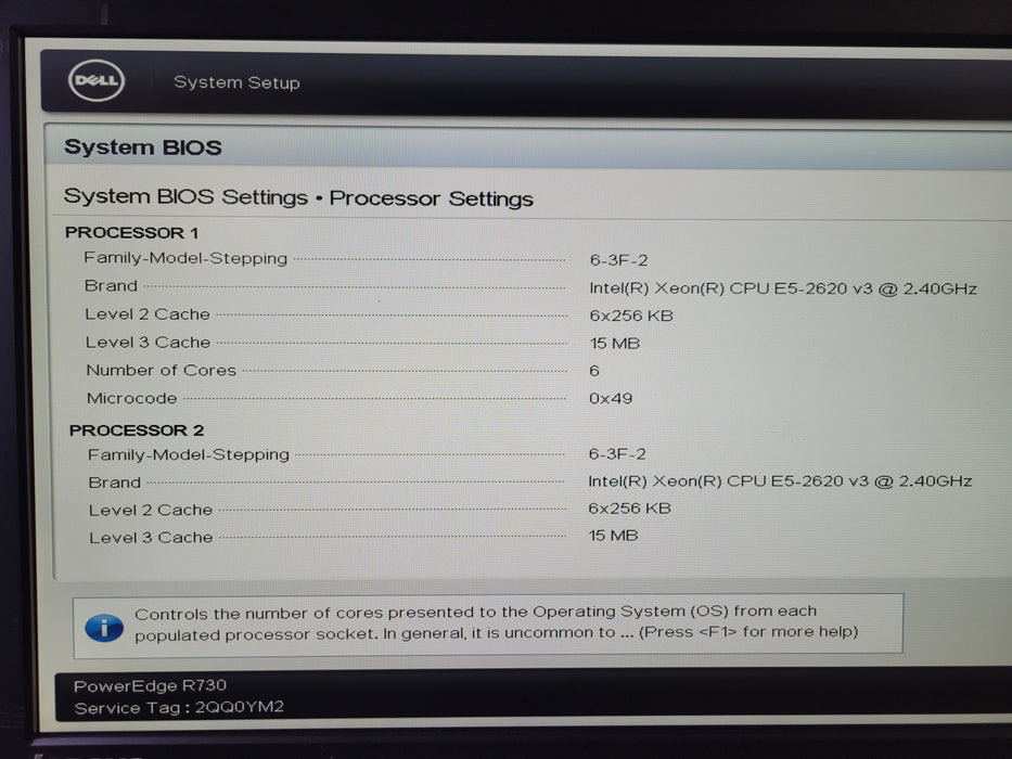 Dell PowerEdge R730 - 2x Xeon E5-2620 v3 32GB DDR4 PERC H730P Mini 2x750W PSU