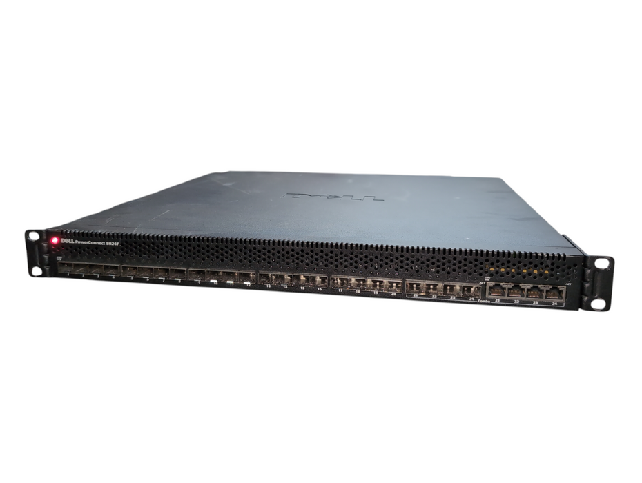 DELL PowerConnect 8024F 24 Port SFP+ 10 Gigabit Switch w/ 2x PSU