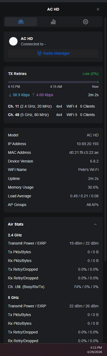 Ubiquiti UniFi UAP-AC-HD | AC High Density Enterprise Wave2 Access Point