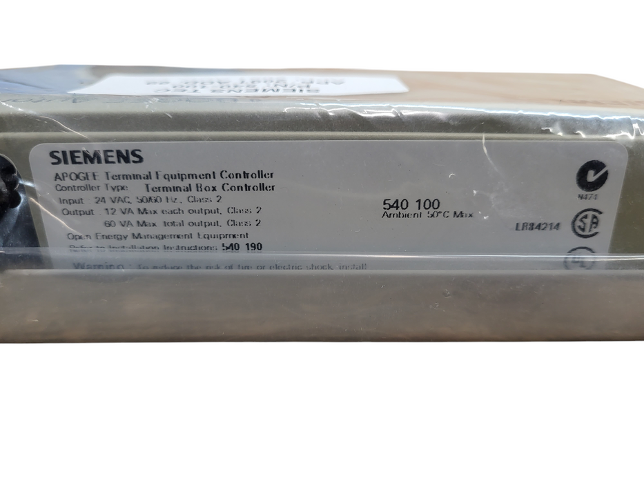 Siemens 540-100 APOGEE TEC Box Equipment Controller Open box