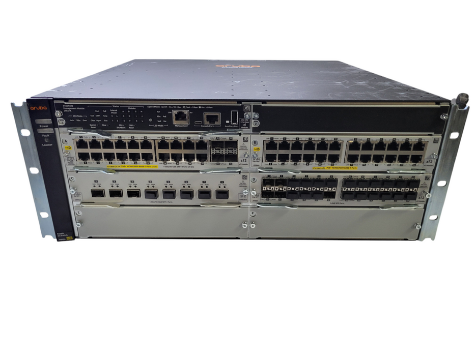 HP 5400R zl2 - 5406Rzl2 J9850A w/4x Modules 2x700W PSU
