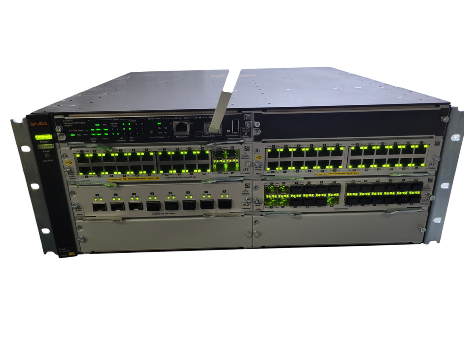HP 5400R zl2 - 5406Rzl2 J9850A w/4x Modules 2x700W PSU