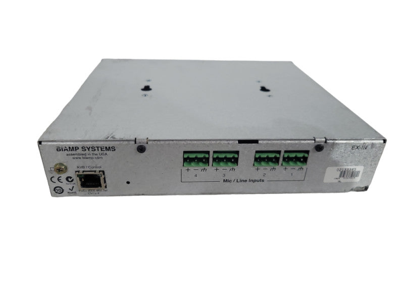 Biamp Tesira EX-IN Tesira 4 Channel Mic/Line Input Expander !