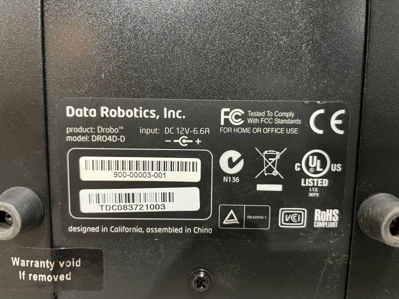 Data Robotics DRO4D-D 4-bay External Hard Drive Storage, 4x 1TB HDD, READ