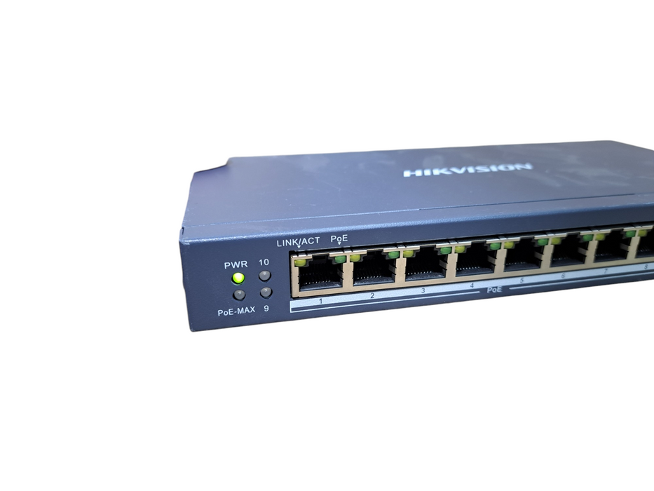 HIKVISION DS-3E1510P-SI | 8-Port Gigabit PoE Pro-Series Ethernet Switch