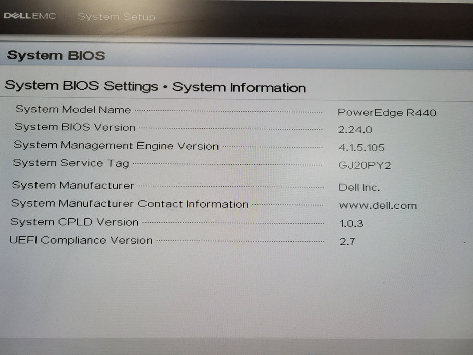 Dell PowerEdge R440 - Xeon Gold 6130 16GB DDR4 PERC H330