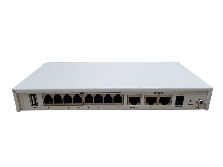 Fortinet FortiVoice Enterprise VoIP Gateway FVG-GO08 8xFXO Fast Ethernet ports