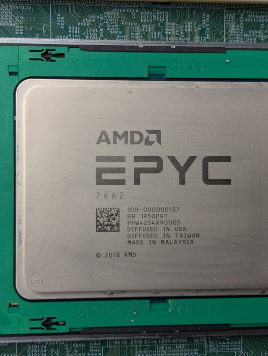 AMD EPYC Rome 7662 64 Core CPU Pulled from DELL Server