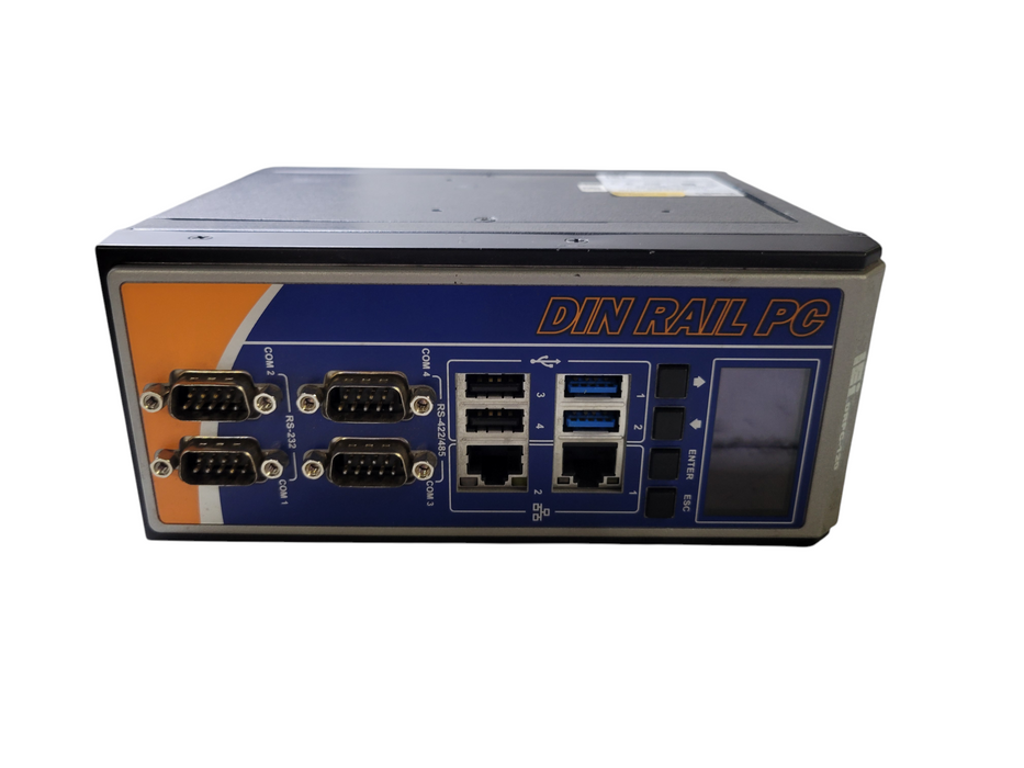 iEi DRPC-120 / SMARDT G5-TT DIN RAIL PC - Intel Atom E3845 2GB RAM 128GB mSATA