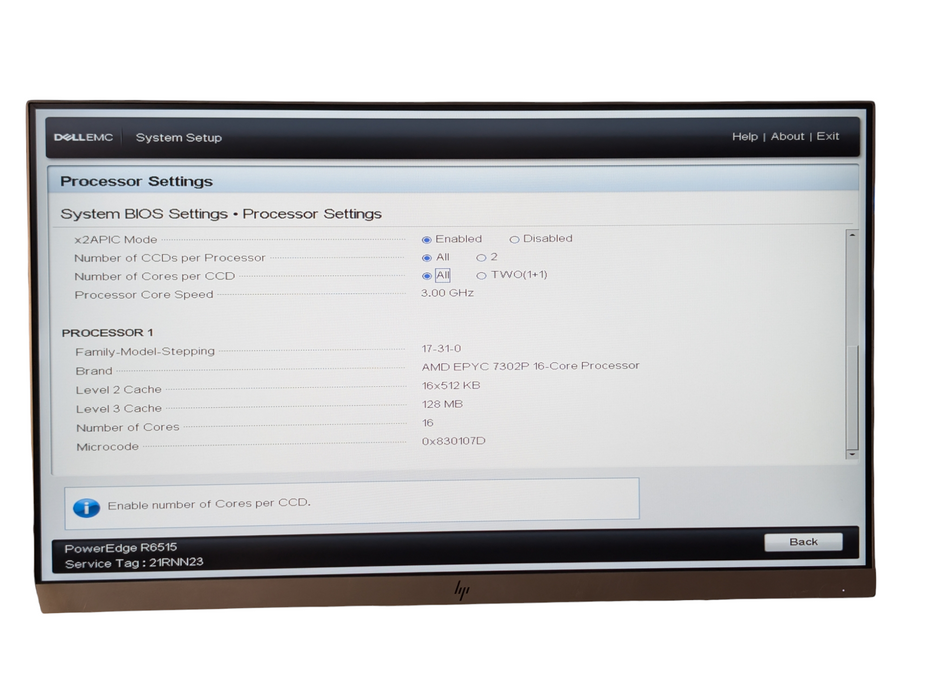 DELL PowerEdge R6515 AMD EPIC 7302P 16 Core 32GB RAM 3x 200GB SAS SSD