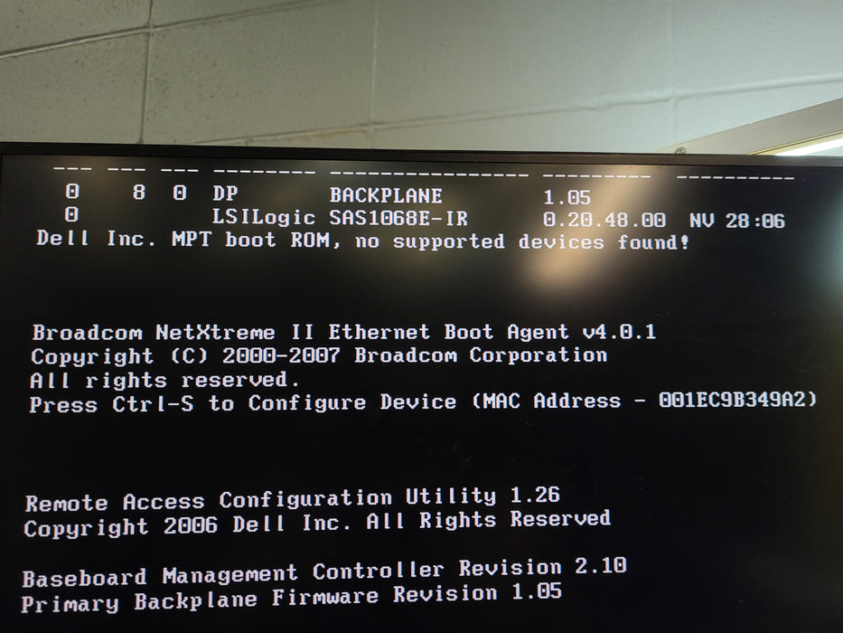 Dell POWEREDGE 1950 3.5" 2x Xeon L5410 @ 2.33GHz 24GB DDR2 sas1068E-IR 2x PSU