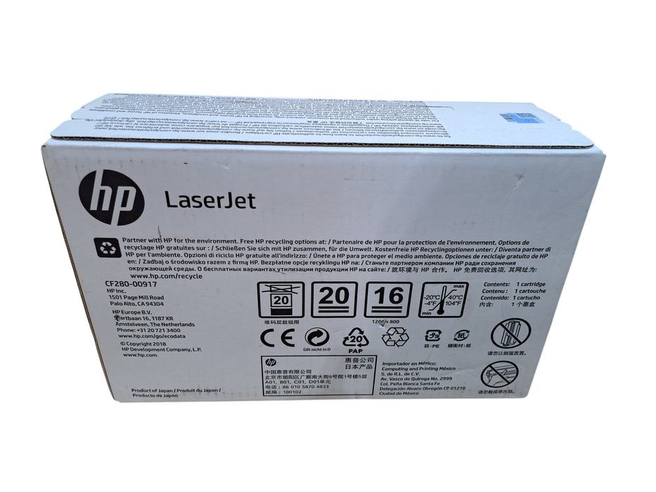 HP Genuine CF280JC Black Toner Cartridge for LaserJet Pro 400 M401, MFP M425