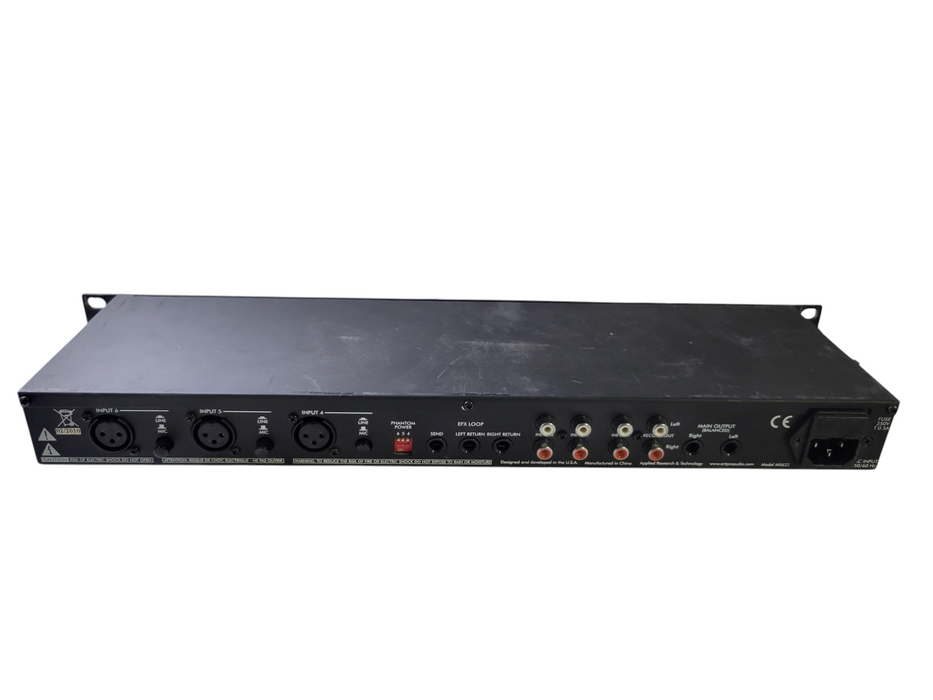 ART Pro MX622 6 Channel Stereo Mixer EQ Effects Loop MX 622 Equalizer