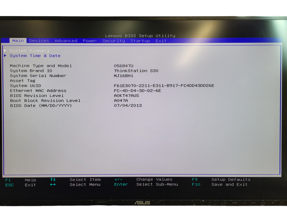 Lenovo ThinkStation S30 Xeon E5-1603 0 @ 2.8GHz 4GB DDR3 Quadro 400