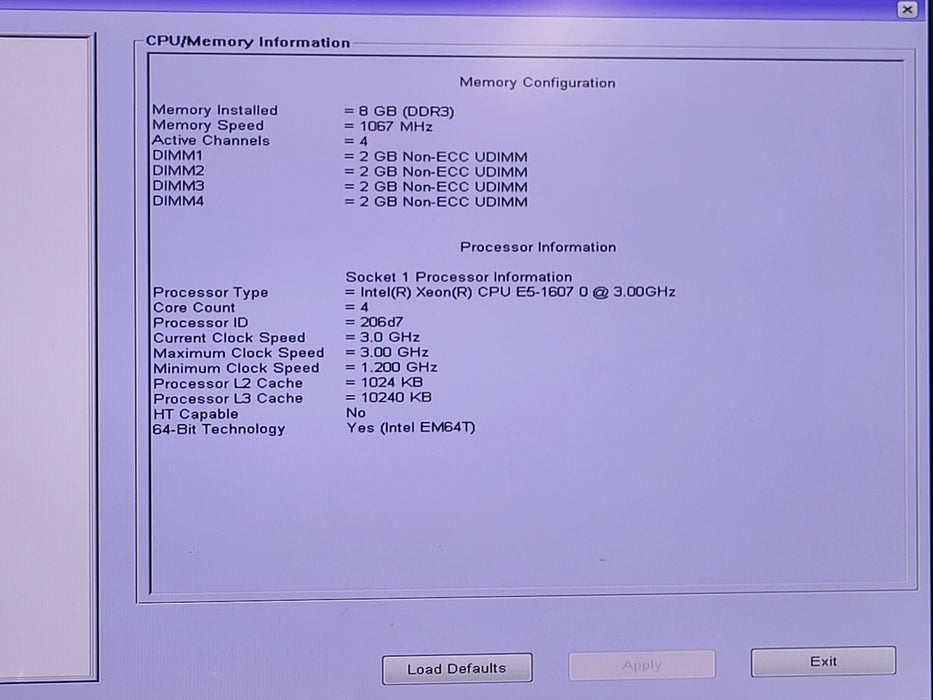 Dell Precision T3600 Xeon E5-1607 0 @ 3GHz 8GB DDR3 Quadro 600 425W PSU
