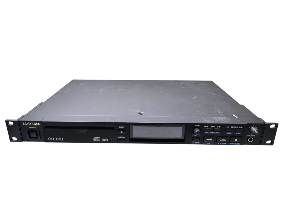 Tascam CD-01U Rackmount CD Player - No REMOTE
