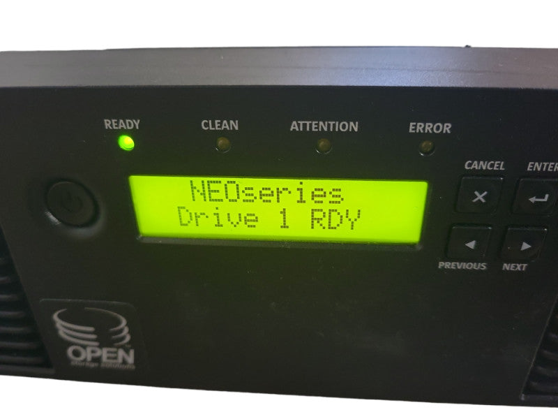 HP LVLDC-0501 Overland Tape Library LTO-4 SCSI NEO200s !