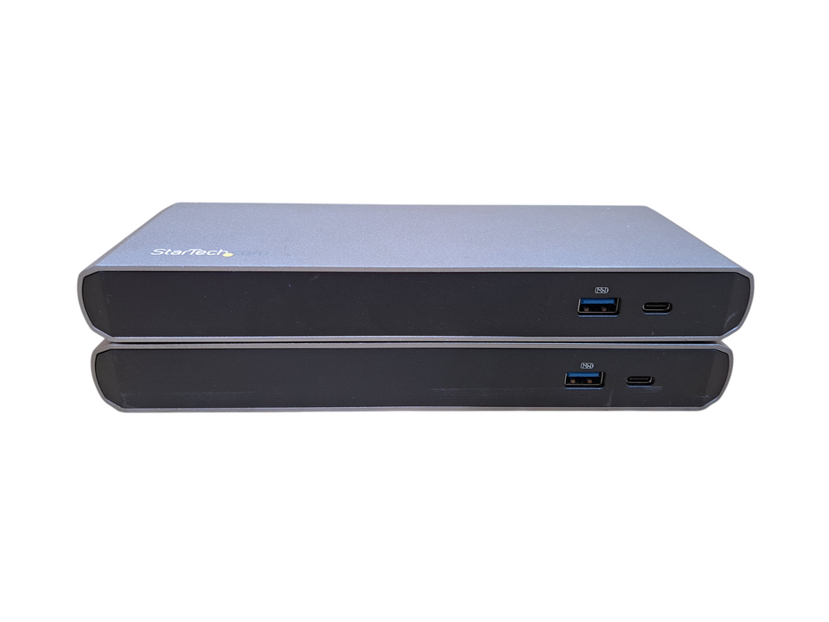 Lot of 2x StarTech TB3DK2DPPD Thunderbolt 3 Dock DisplayPort Docking Station