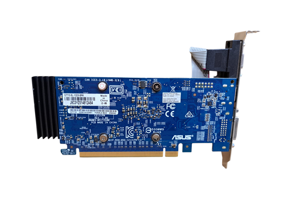 ASUS GeForce GT 710 1GB GDDR5 HDMI VGA DVI Graphics Card (GT710-SL-1GD5-BRK)