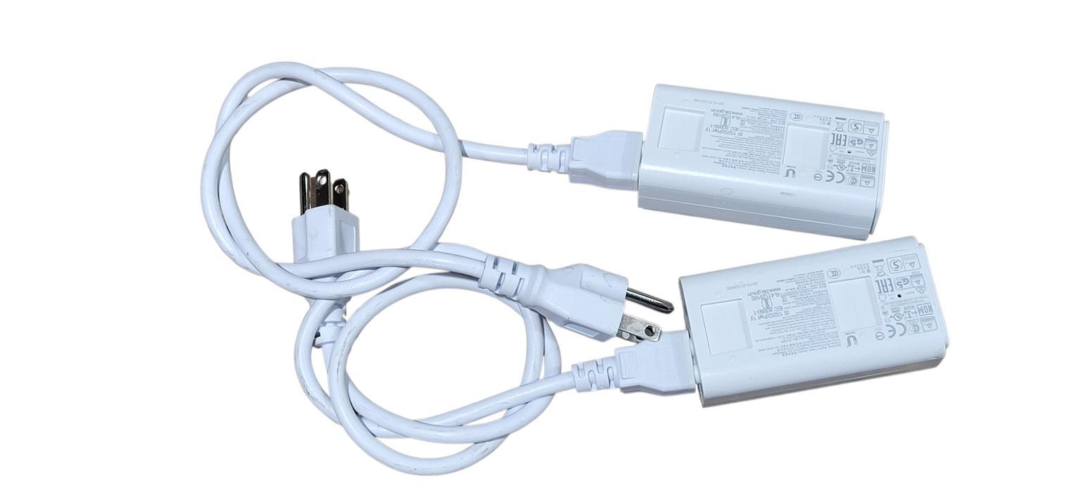 Lot of 2x GP-A240-050G Power Adapter 24V 0.5A AC/DC Switching Power Supply