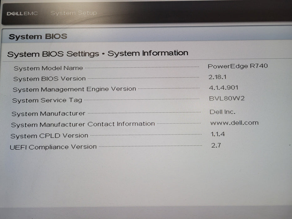 Dell PE R740 8x 2.5" | 2x Xeon Gold 6136 @ 3.00GHz, 16GB DDR4 NO HDD