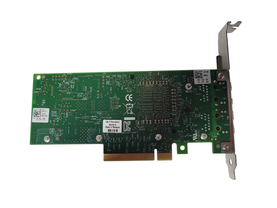 INTEL DELL X540-T2 CONVERGED Dual Port 10Gb Ethernet Network 03DFV8 0K7H46