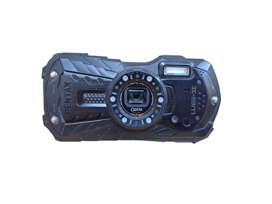 Pentax Optio WG-2 GPS 16.0 MP Digital Camera Black *READ*