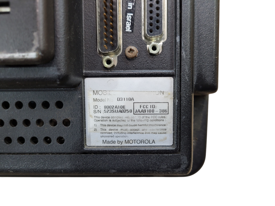 Vintage Motorola Mobile Data Terminal 9100-386