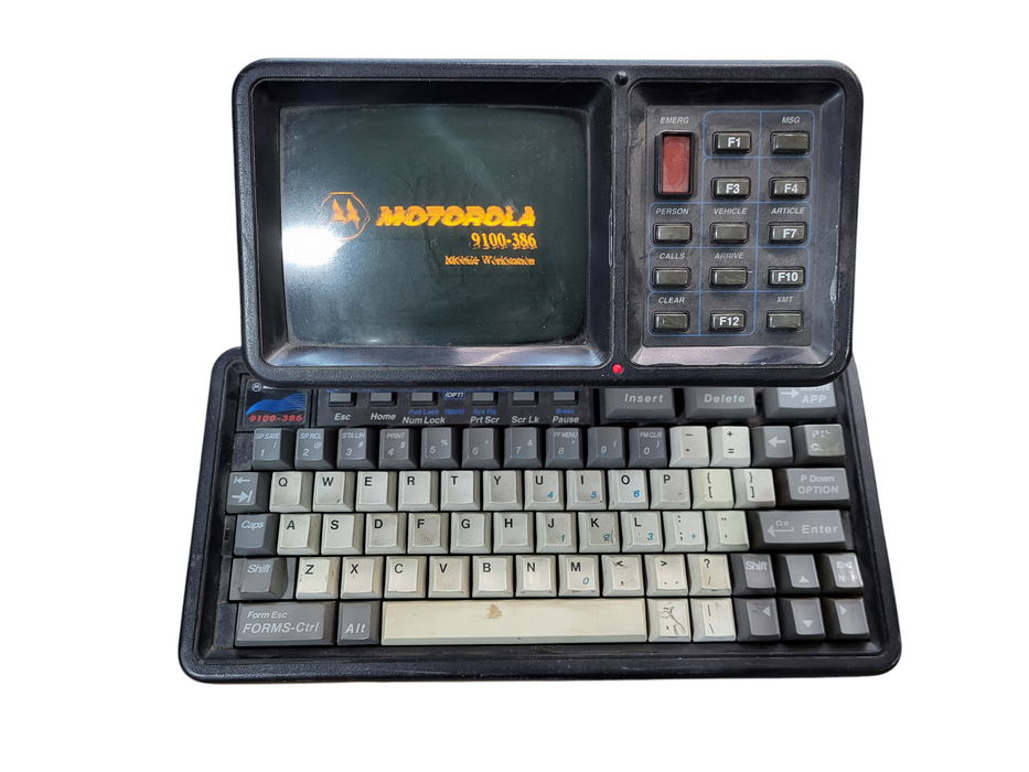 Vintage Motorola Mobile Data Terminal 9100-386