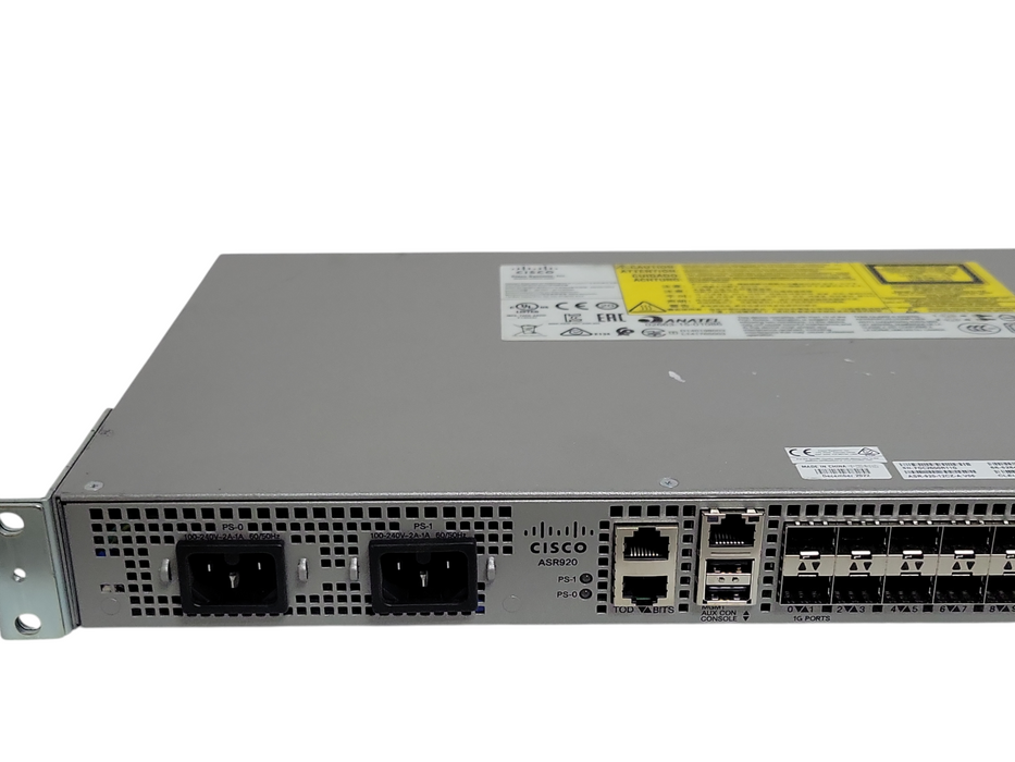 Cisco ASR-920-12CZ-A V05 Aggregation Services Route