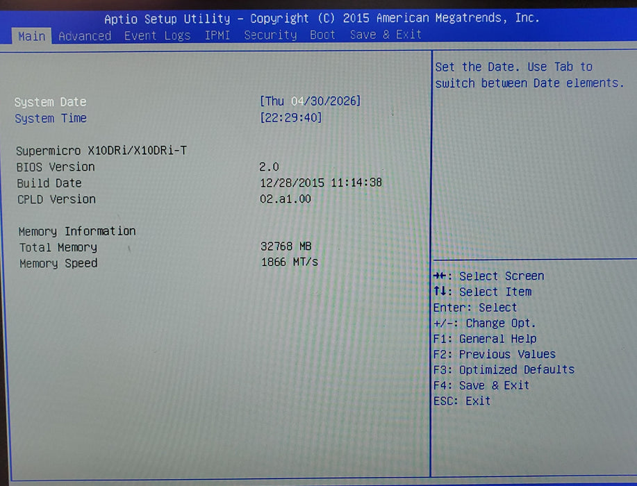 SuperMicro CSE-826 / X10DRi - 2x Xeon E5-2630v3, 32GB DDR4, SAS 9211-8i - No HDD