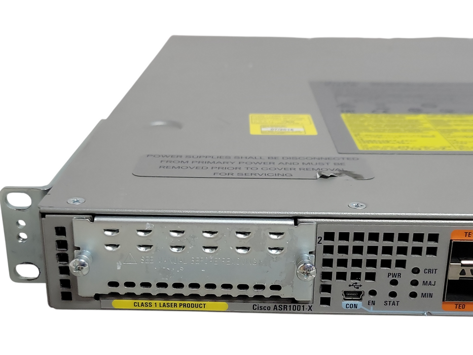 Cisco ASR1001-X Router W/ SPA-1X10GE-L-V2 & 2x PSU, 20Gbps throughput level