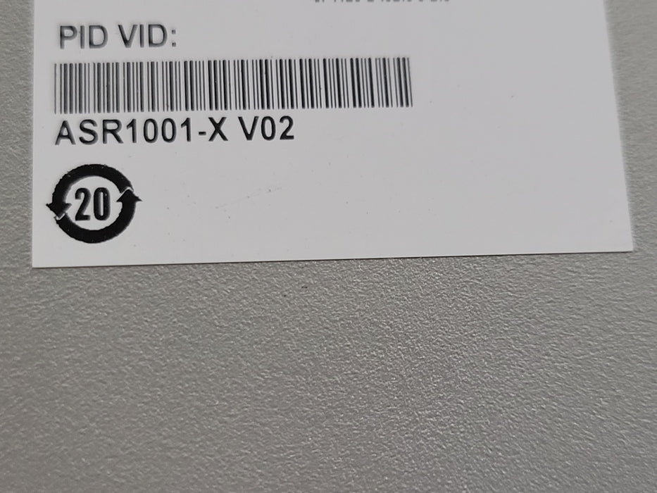 Cisco ASR1001-X Router W/ SPA-1X10GE-L-V2 & 2x PSU, 20Gbps throughput level