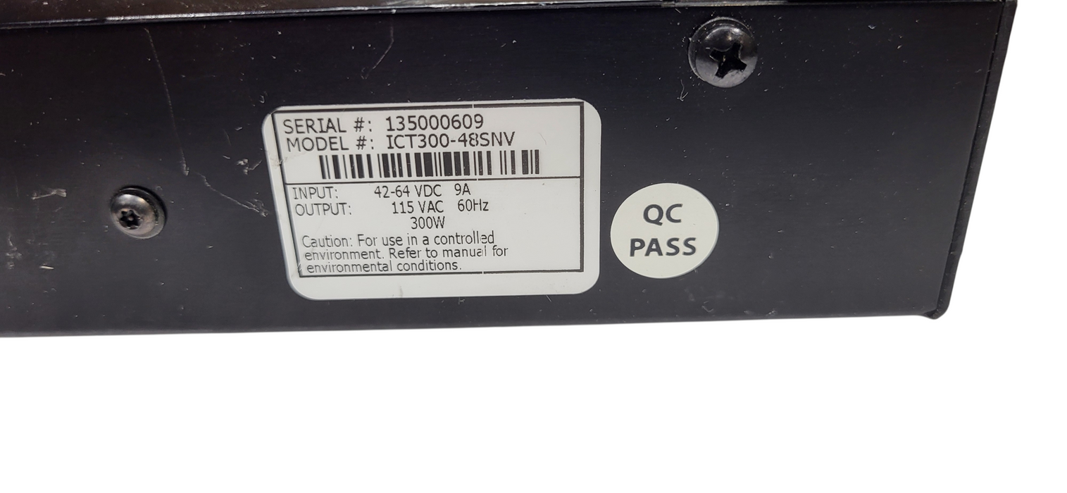 Innovative Circuit ICT300-12SNV 300 Watt Rack 12V 120VAC Site Inverter | READ