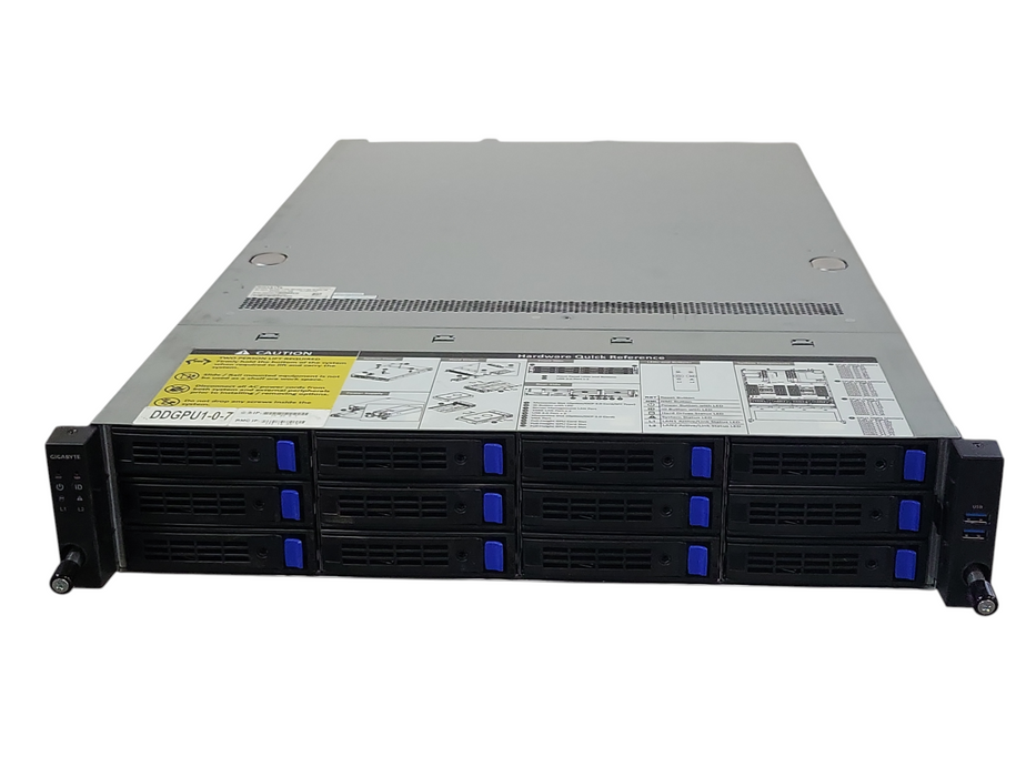 Gigabyte R282-003 12X3.5" Barebones Server 2x 2000W | Supports EPYC & NVMe