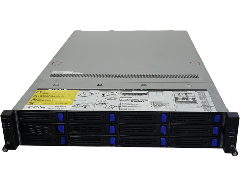 Gigabyte R282-003 12X3.5" Barebones Server 2x 2000W | Supports EPYC & NVMe