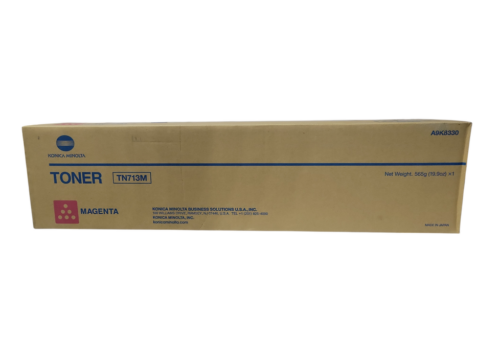 Brand New Konica Minolta TN713M Magenta Toner A9K8330 NEW
