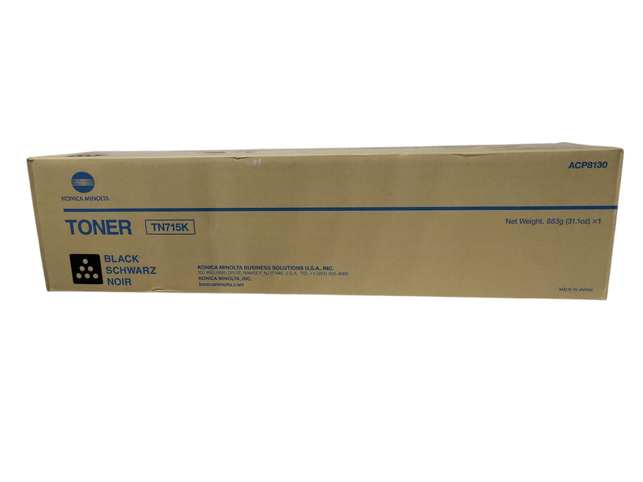 KONICA MINOLTA GENUINE TN713K A9K8130 Black Toner NEW