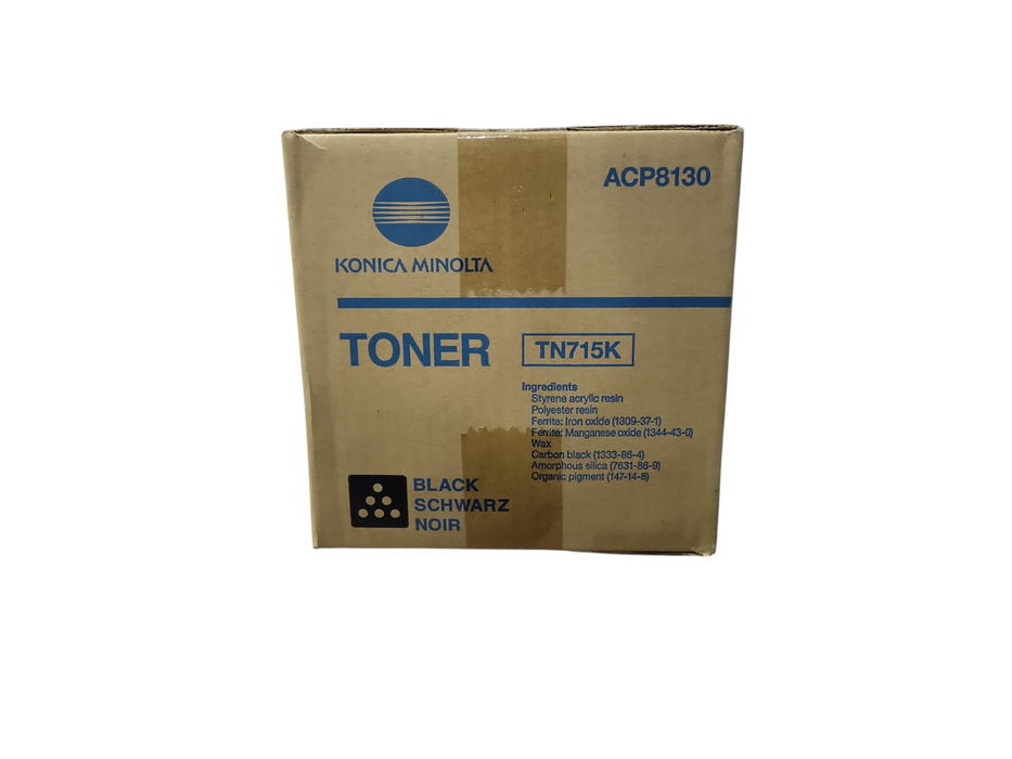 KONICA MINOLTA GENUINE TN713K A9K8130 Black Toner NEW
