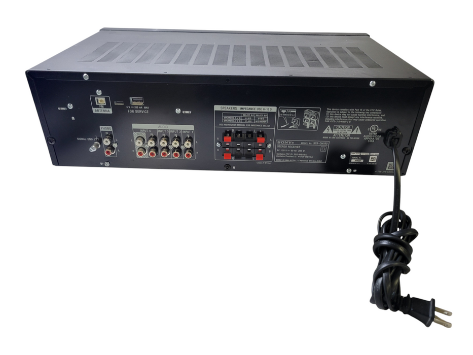 Sony STR-DH190 2-Channel Stereo Receiver NO REMOTE (READ)