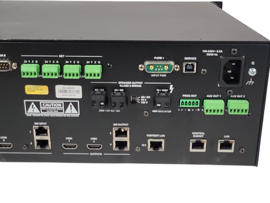 Crestron DMPS3-4K-350-C 3-Series 4K Digital Media System, READ
