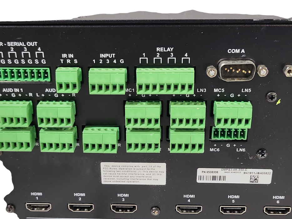 Crestron DMPS3-4K-350-C 3-Series 4K Digital Media System, READ