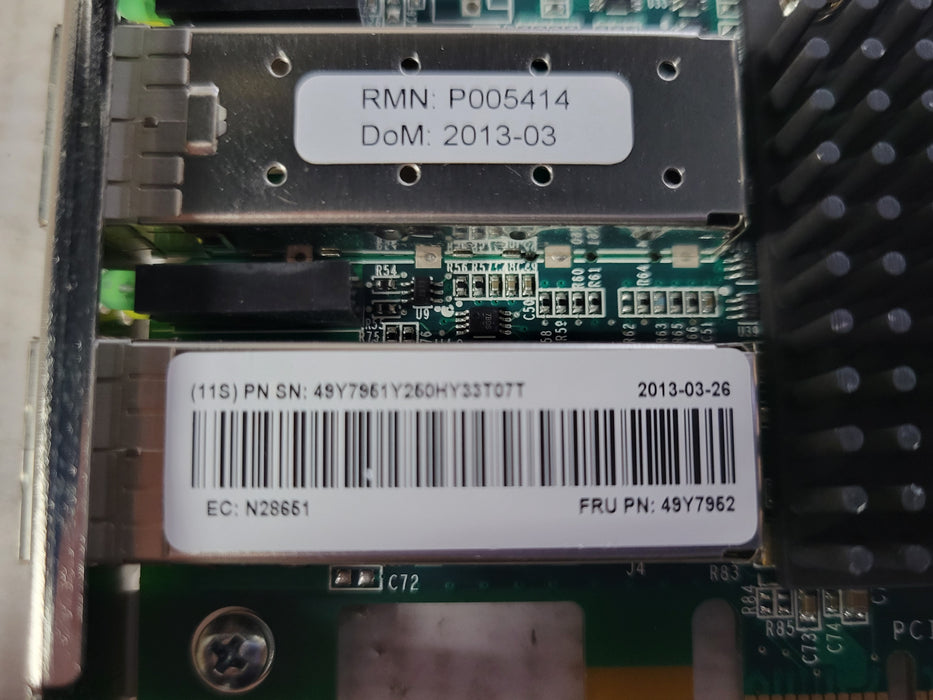 IBM 49Y7951 49Y7952 10GB Virtual Fabric Adapter II Emulex Full Profile