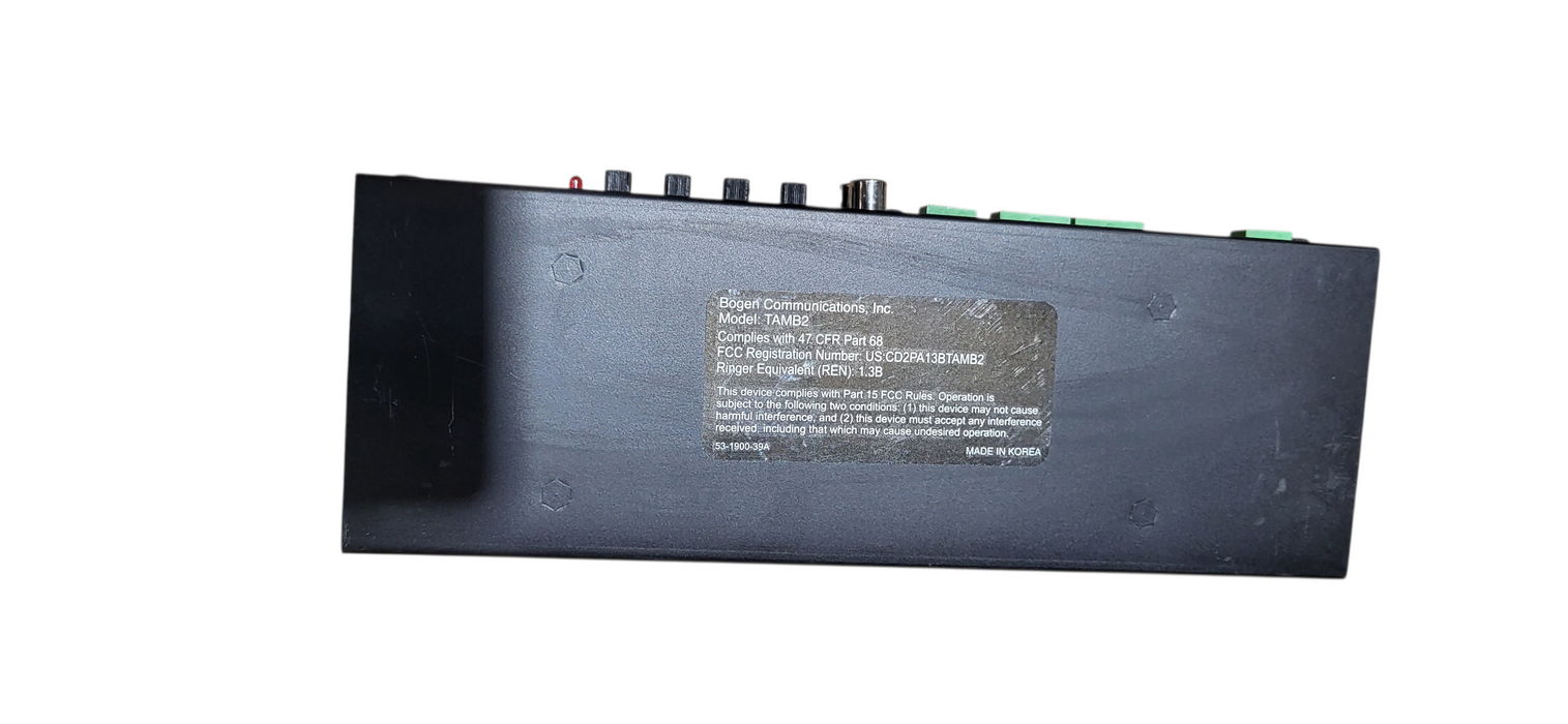 Bogen Model: TAMB2 Telephone Paging Access Module