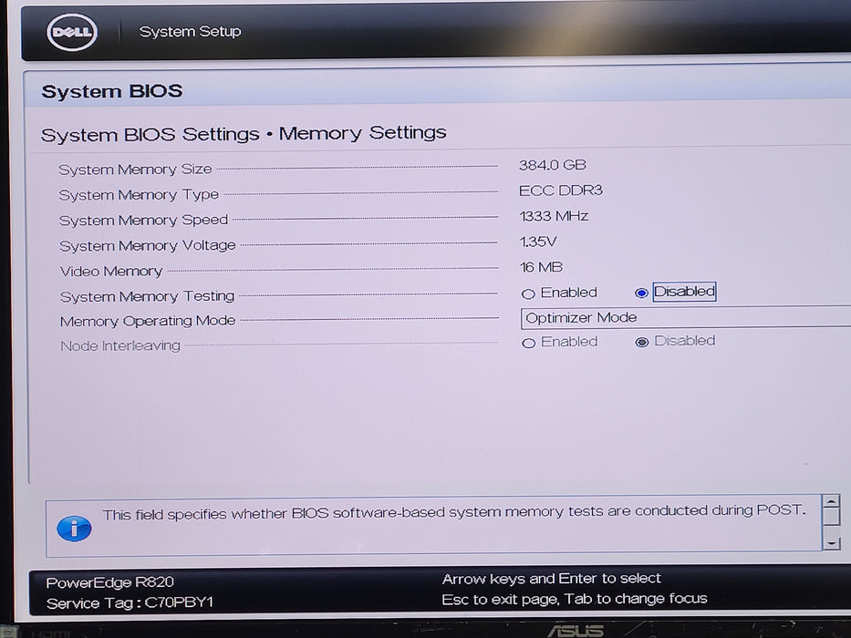 DELL PowerEdge R820 2.5" 2x E5-4620 0 @ 2.2GHz 384GB DDR3 H710 2x 1100W PSU