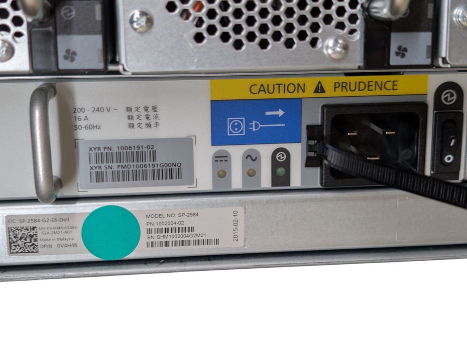 DELL EqualLogic PS6610E iSCSI SAN storage array 2x Control Moduele 18
