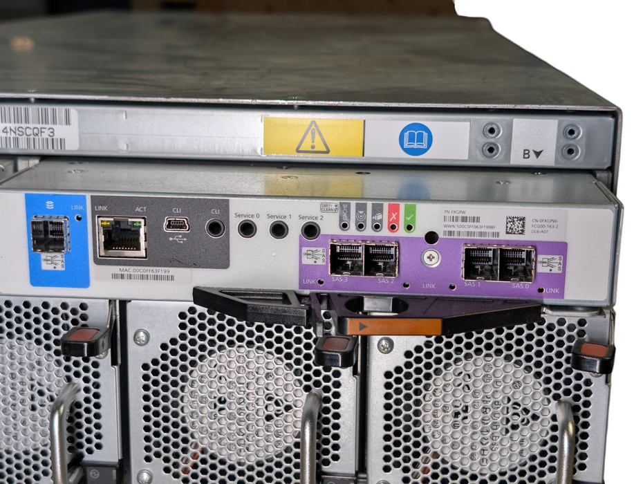 Dell EMC PowerVault ME4084 SAN/DAS 2x Powervault 12GBps SAS controller